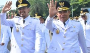 Ketgam: Pasangan Bupati dan Wakil Bupati Konkep: Rifqi Saifullah Razak - Muh. Farid)